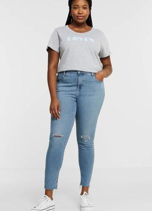 Джинси levi's plus 721 high waist skinny jeans1 фото