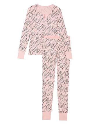 Victoria´s victorias secret виктория сикрет пижама, костюм для сна thermal long pajama set3 фото