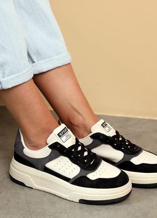 Кеды женские осенние бежевые