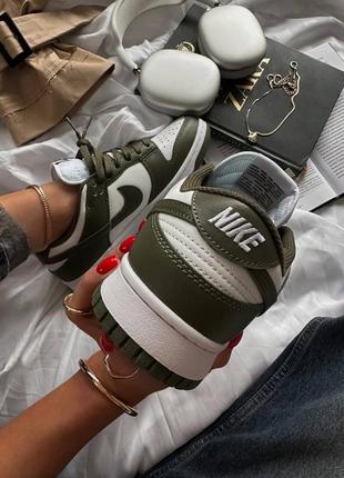 Кросівки nike dunk low medium olive3 фото