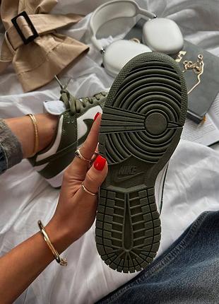 Кросівки nike dunk low medium olive premium 4