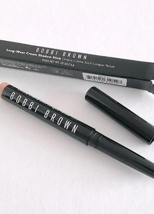 Роскошные кремовые стойкие тени в стеклу bobbi brown peach mimosa2 фото