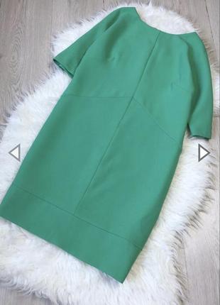 Зеленое прямое платье кокон topshop платье3 фото