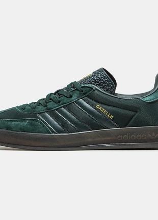 Кроссовки adidas gazelle indoor green3 фото