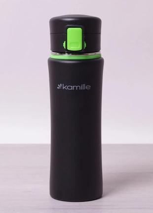 Пляшка спортивна з неіржавкої сталі kamille 500 мл3 фото