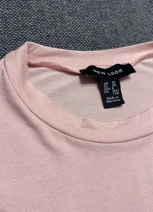 Новая однотонная кофта вискозная блуза нежно-розовая new look8 фото