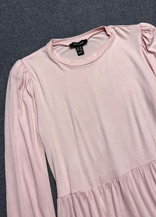 Новая однотонная кофта вискозная блуза нежно-розовая new look7 фото