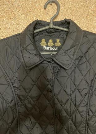 Женская стеганая куртка barbour. размер м.3 фото