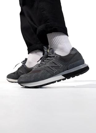 New balance 574 legacy grey/white3 фото