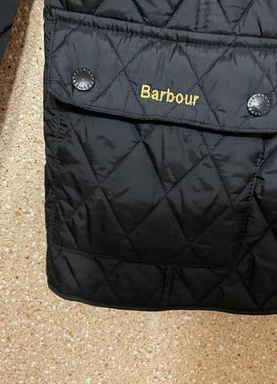Женская стеганая куртка barbour. размер м.4 фото
