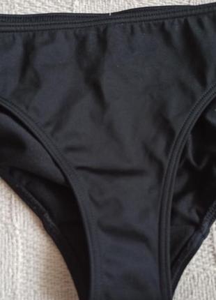 Новые женские летние плавки черного цвета низ купальника8 фото