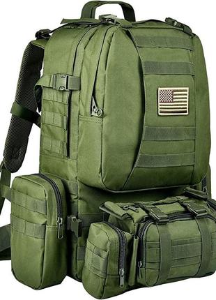 Американский тактический рюкзак molle army assault qt&qy из usa.тактический,пиксель 60 литров.2 фото