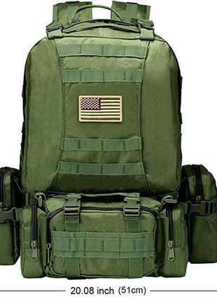 Американский тактический рюкзак molle army assault qt&qy из usa.тактический,пиксель 60 литров.3 фото