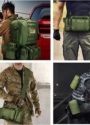Американский тактический рюкзак molle army assault qt&qy из usa.тактический,пиксель 60 литров.7 фото