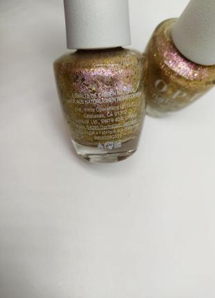 Лак для ногтей opi nature strong nail lacquer, mind full of glitter4 фото