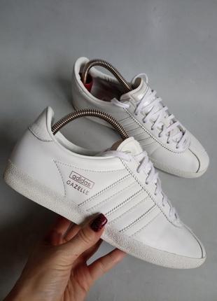 Кожаные кроссовки adidas gazelle