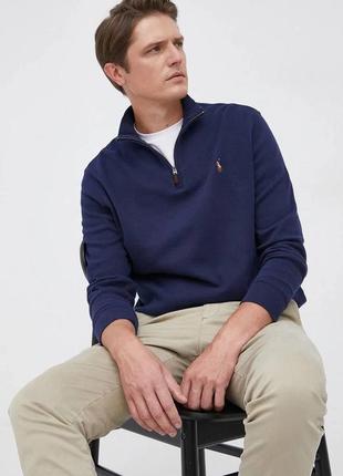 Классический мужской свитер под шею от бренда polo ralph lauren.5 фото