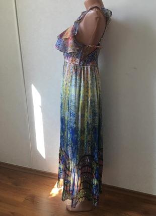 Плиссе !!очень красивое платье-сарафан  пог-43-45см2 фото
