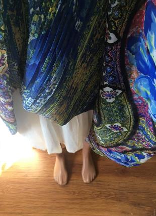 Плиссе !!очень красивое платье-сарафан  пог-43-45см5 фото