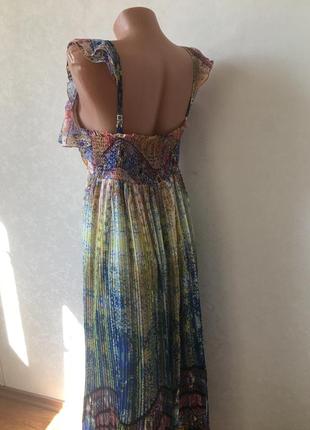 Плиссе !!очень красивое платье-сарафан  пог-43-45см7 фото
