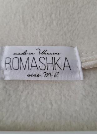 Теплый флисовый свитшот-поло romashka, размер m-l5 фото