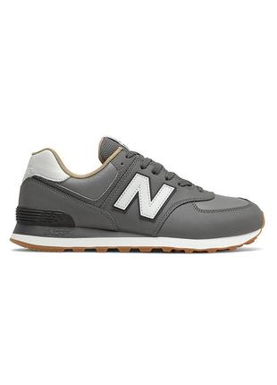 Новые кожаные кроссовки new balance 574 мужские кроссовки оригинал8 фото