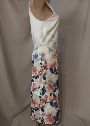 Новое платье приталенного силуэта цветочный принт пион4 фото