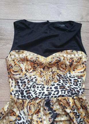 Сукня плаття guess леопард, zara 4