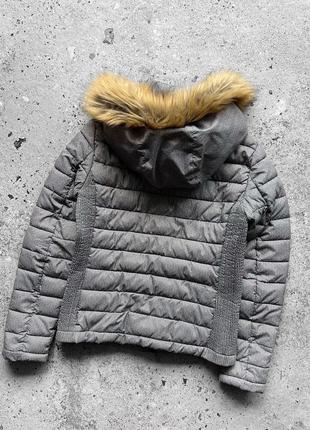Superdry women’s gray fuji slim double zip hooded jacket rrp - $113 жіноча куртка7 фото