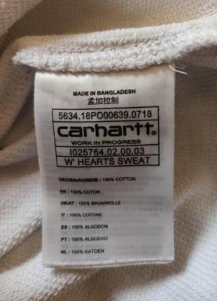 Свитшот женский carhartt wip heart crew neck sweatshirt9 фото