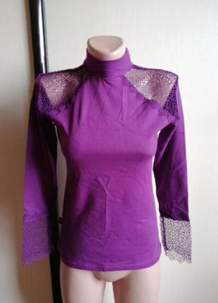 Блуза гольф фіолетовий