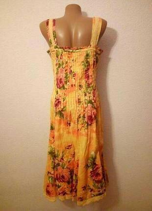 Довга сукня сарафан в яскравий принт per una6 фото