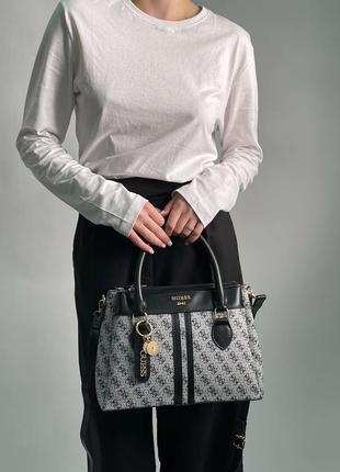 Жіноча вмістка сумка бреду guess з екошкіри2 фото
