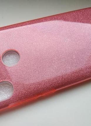 Чехол с блестками xiaomi redmi note 5