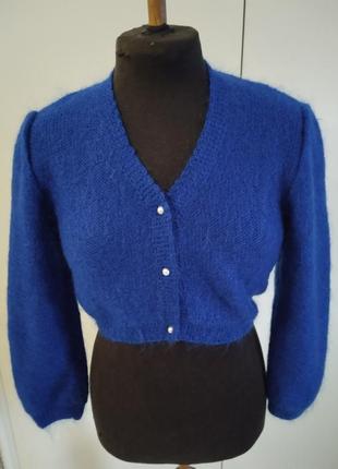 Кардиган женский, аккороченный.