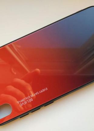 Чехол градієнт скляний для xiaomi redmi 7a