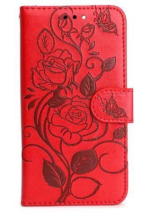 Чехол-книжка "роза" для xiaomi redmi note 12 5g /redmi note 12 4g/poco x5