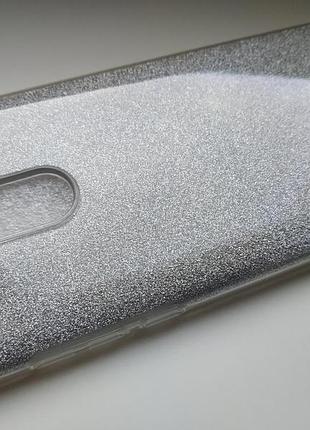 Чехол с блестками xiaomi redmi 5 plus