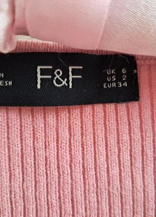 Розовый свитер f&f розовая кофточка барби4 фото