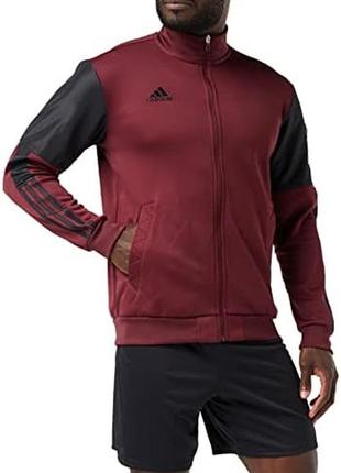Бордовая спортивная куртка,ветровка,олимпийка со вставками adidas soccer tiro,оригинал2 фото