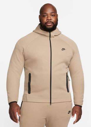 Кофта муж. nike sportswear tech fleece hoodie (арт. fb7921-247)5 фото