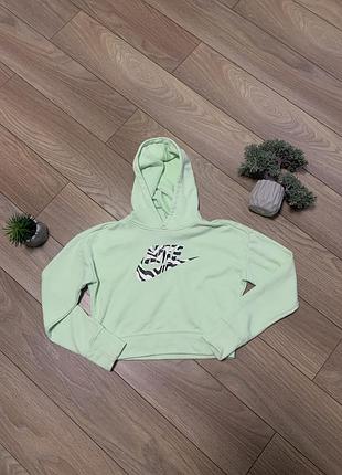 Худи nike кроп топ топик nike не adidas ellesse