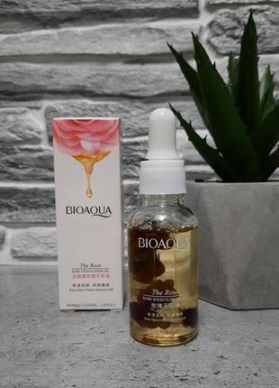 Сироватка - олія з екстрактом олії троянди bioaqua rose stem flower oil essence, 30мл