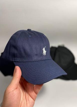 Кепка polo ralph lauren синяя мужская / женская бейсболка поло ральф лорен