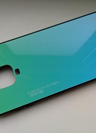 Чехол градієнт скляний для xiaomi redmi note 9s redmi note 9 pro