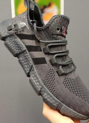 Кроссовки летние adidas boost графит