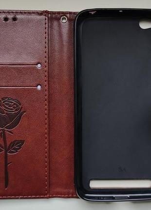 Чехол-книжка "роза"   для xiaomi redmi 5a3 фото