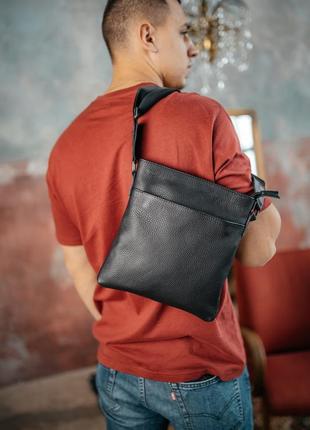 Хит ❗️ кожаная, вместительная и качественная мужская сумка5 фото