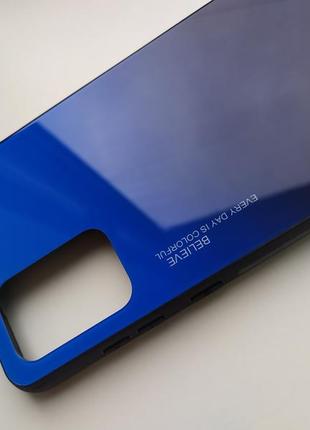 Чехол градиент стеклянный для samsung galaxy a72 ( a725f) 2