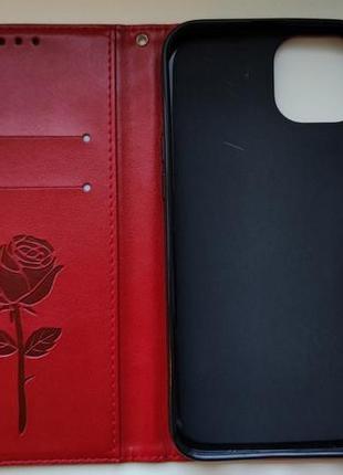 Чехол-книжка " роза"    для   iphone 14 plus3 фото